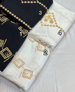 تخفیف ویژه 419 پارچه کرسپو خامه دوزی