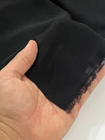 کرپ حریر جت بلک مشکی - Image 2